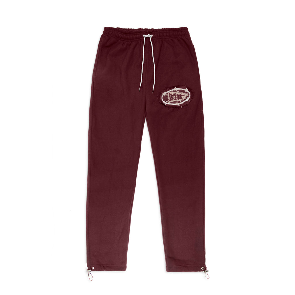 Brown Appliqué Sweats