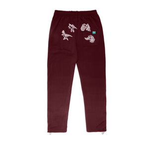 Brown Appliqué Sweats