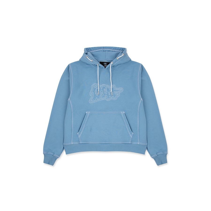 SKY BLUE BULLISH STITCH HOODIE