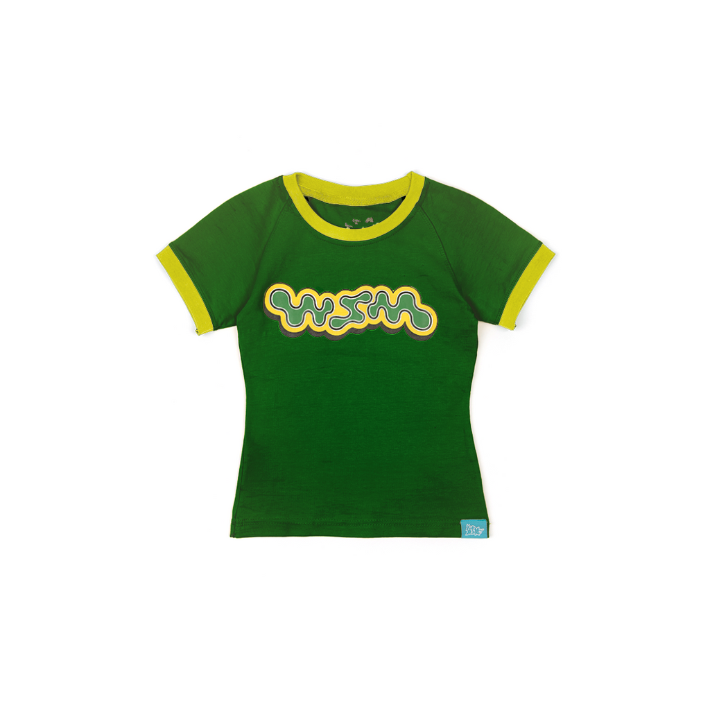 Inverted Brazil Crop Tee